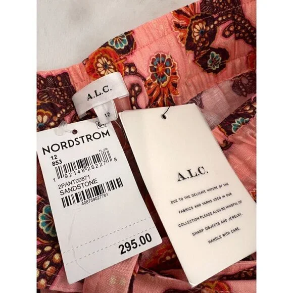 New A.L.C. Size 12 Barrett Shorts Sandstone Multi
